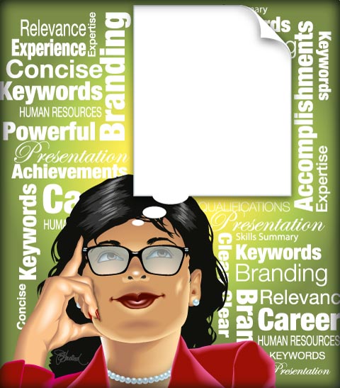 resume Society for human resource management illustration by James Smallwood